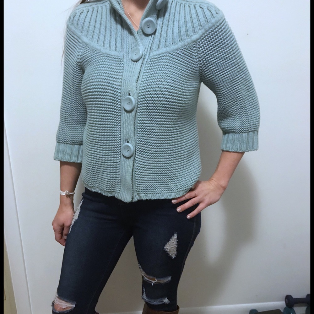 WHITE + WARREN CROP SWEATER TOP